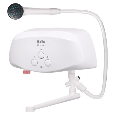 Водонагреватель проточный BALLU 3-logic TS (6,5 kW) - кран+душ